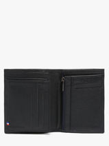 Wallet With Coin Purse Leather Madras Etrier Blue madras EMAD142-vue-porte