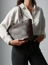 Sac Port paule S Tradition Cuir Etrier Marron tradition ETRA060S-vue-porte