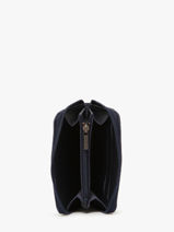 Coin Purse Madras Leather Etrier Blue madras EMAD900-vue-porte