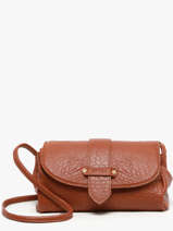 Shoulder Bag M Agnes Leather Etrier Brown agnes EAGC205M