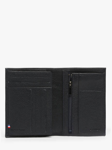 Wallet Leather Madras Etrier Blue madras EMAD271 other view 1